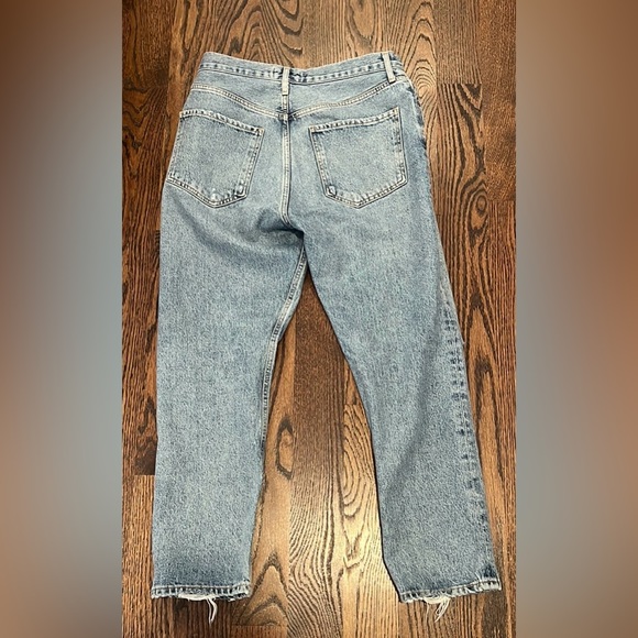 Agolde Riley High Rise Straight Crop - Picture 2 of 4